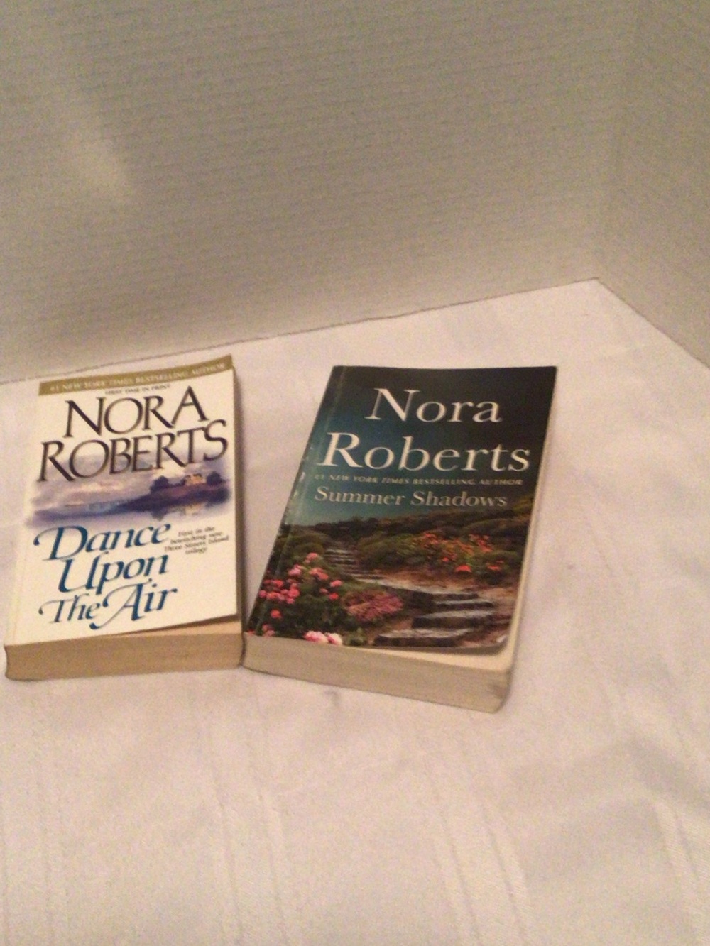 Summer Shadows & Dance Upon The Air paperback novels by Nora Roberts lot of 2